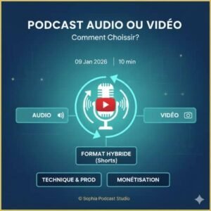 Podcast Audio ou vidéo : comment choisir ? Podcast audio ou vidéo
